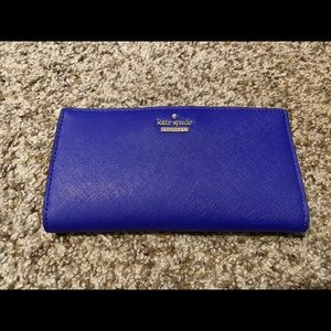 Kate Spade Blue Bifold Wallet